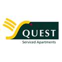 الشعار الخاص بسلسلة فنادق Quest Serviced Apartments